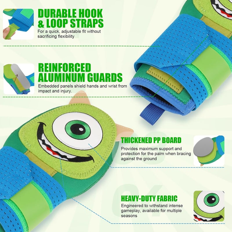 RVRAYS Baseball Sliding Mitt - Sliding Mitt for Youth - Drippy Drip Accessory Gingerbread Man, Coco, Scary HaHa - Softball - Image 1